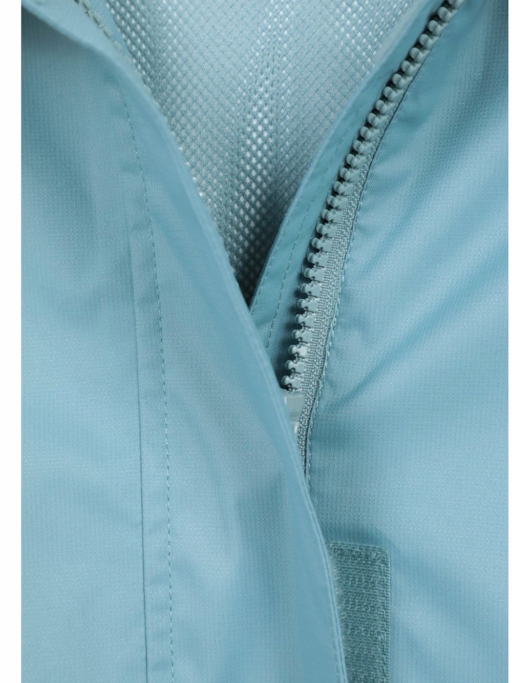 Kids Waterproof Hooded Jacket in Light Blue - Picture 5 of 6
